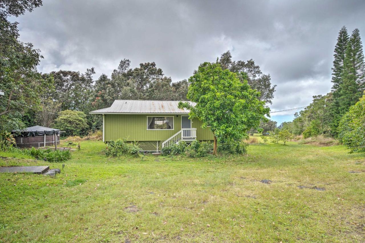 Peaceful Abode With Deck, 13 Mi To Black Sand Beach! Naalehu Exterior photo